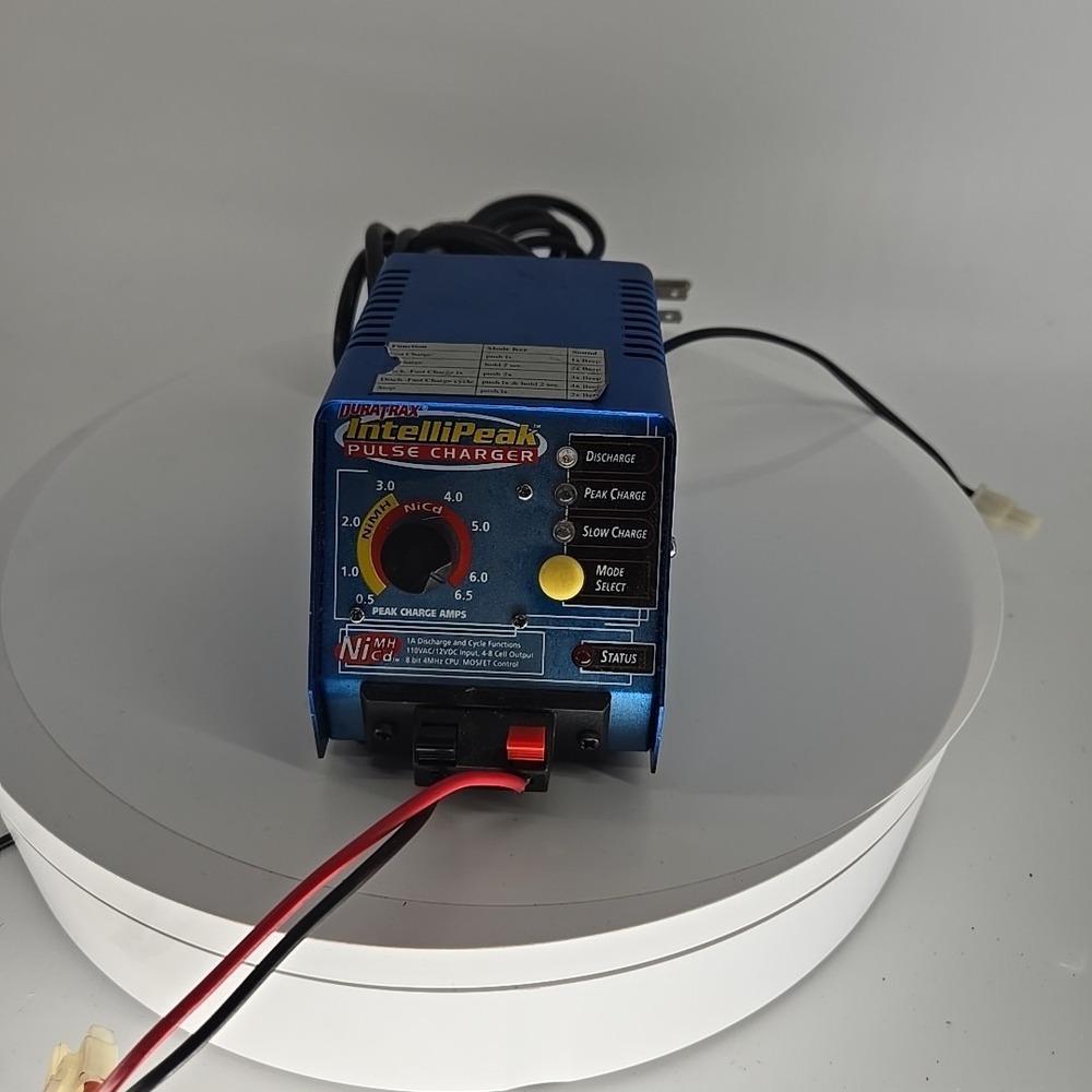 Duratrax IntelliPeak Pulse Charger NiMh NiCd Peak Slow Discharge RC